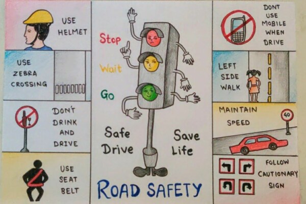 ما هي عناصر السلامة المرورية